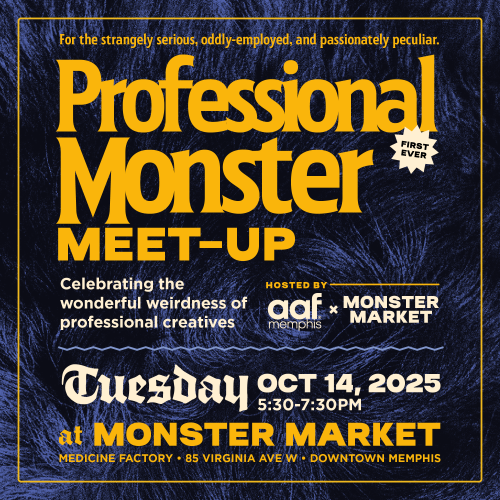Join Memphis creatives for a spooky-season happy hour inside Monster Market, a pop-up gallery and shop featuring local artists and makers. Enjoy eerie tunes, local brews, and creative company in a space that’s equal parts artful and delightfully eerie.