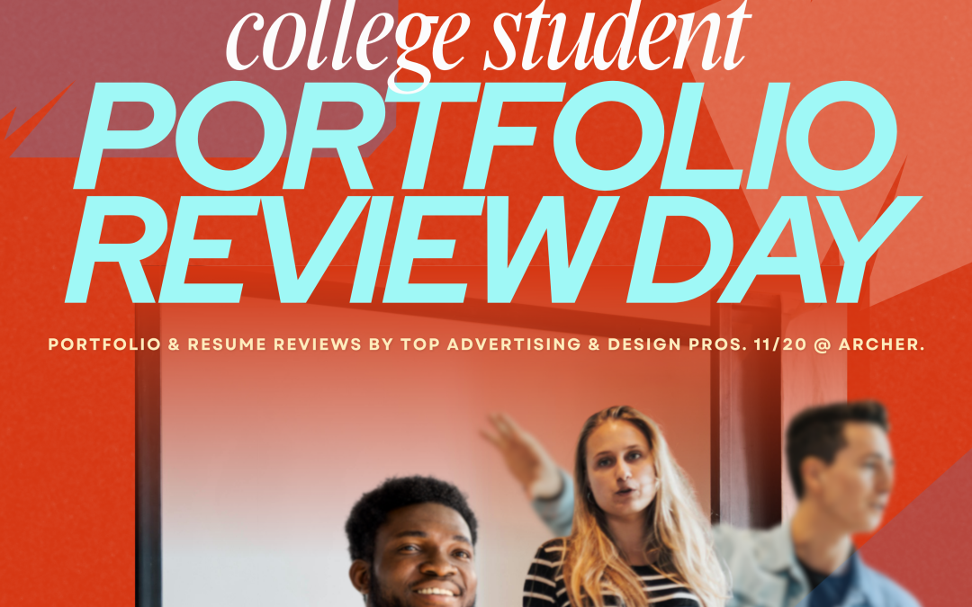 College Student Portfolio Review DayThurs, Nov 205 pm